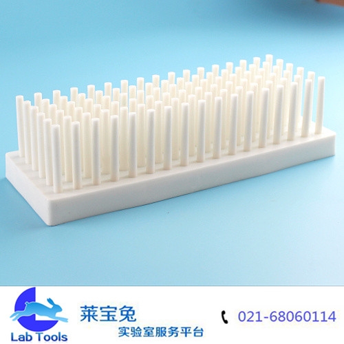 102柱立柱式试管架 试管滴水架 试管晾干架沥水架6X17